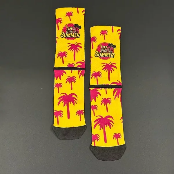 Chaussettes Femme Mb Wear ÉDition LimitéE ÉTé Life Is Better-image