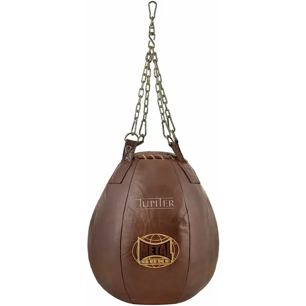 Sac De Frappe Grande Poire Cuir Metal Boxe Jupiter-image