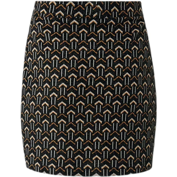 Damen Jacquard Rock Mit Geometrischem Muster Mexx-image