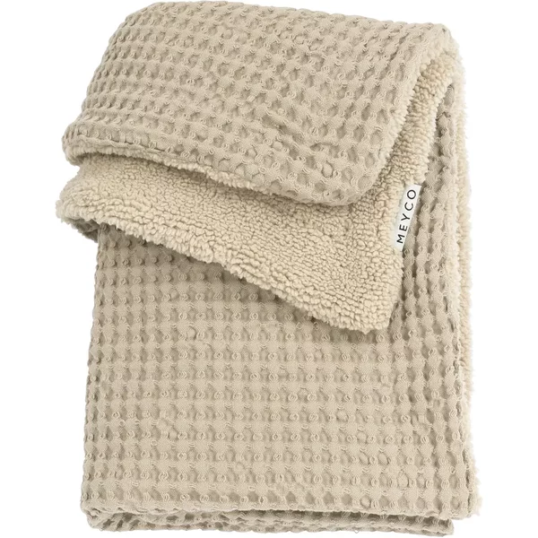 Couverture En Tissu Gauffré Teddy BéBé Meyco Baby-image