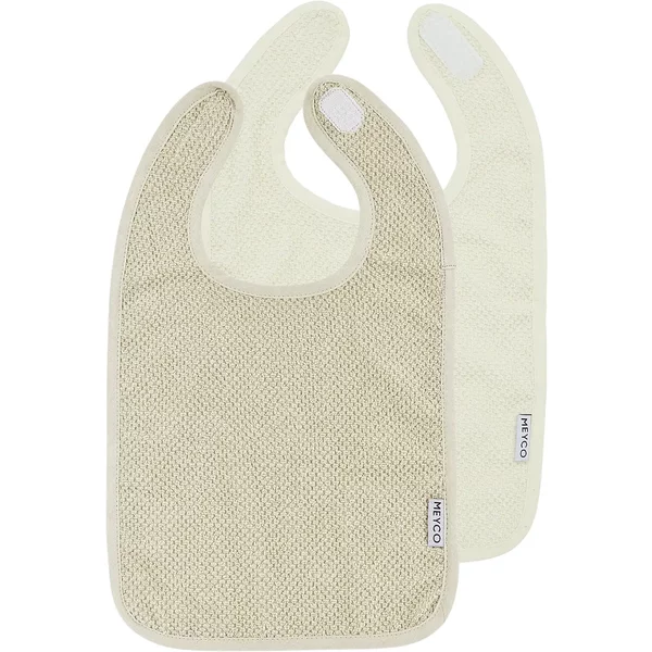Bavoir à Velcro BéBé Meyco Baby Popcorn (X2)-image