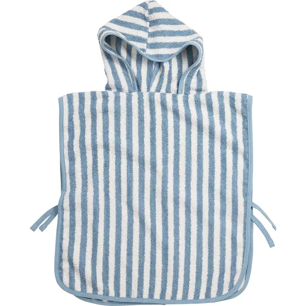 Poncho De Bain BéBé Meyco Baby Fat Stripe Blue-image