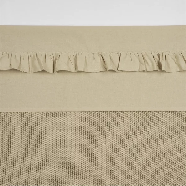 Drap Housse BéBé Meyco Baby Ruffle 75X100 Cm-image