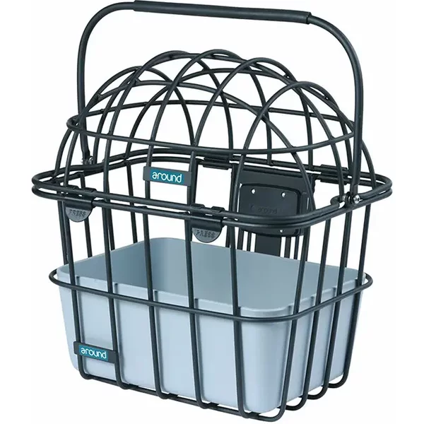 Panier De VéLo Avant Pour Animaux En Aluminium Inclus Support Cintre Mijnenpieper Luna-image