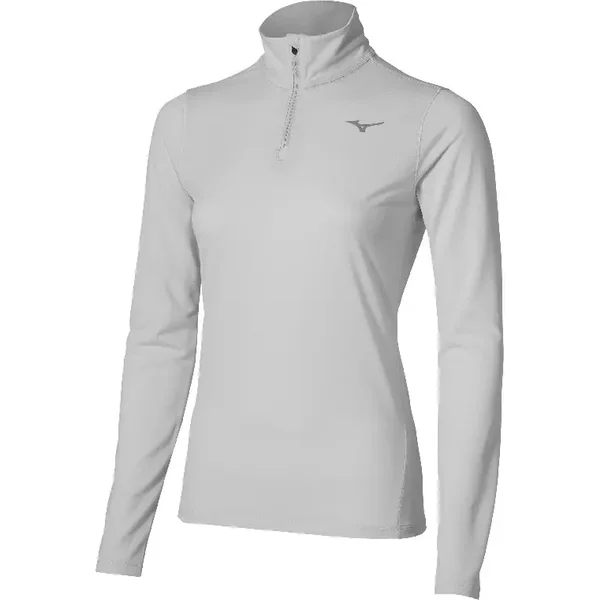 Sudadera de entrenamiento con media cremallera para mujer Mizuno Impulse
