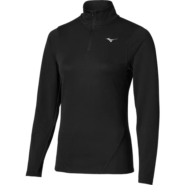 Trikot mit langen Ärmeln und halbem Reißverschluss, Damen Mizuno Tech Thermal Charge Breath Thermo