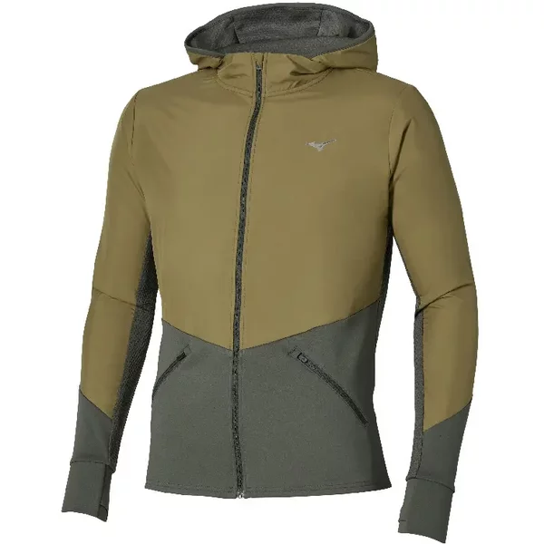 Veste imperméable à capuche Mizuno Active Hybrd