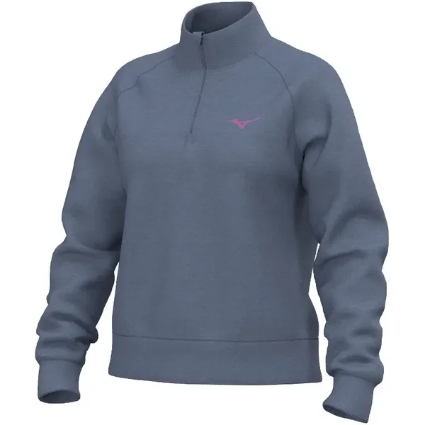 Fleece 1/4 Reißverschluss Damen Mizuno Athletic