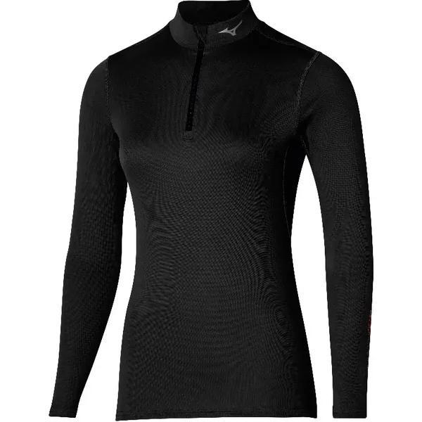 Camiseta de manga larga con media cremallera para mujer Mizuno Breath Thermo Mid Weight