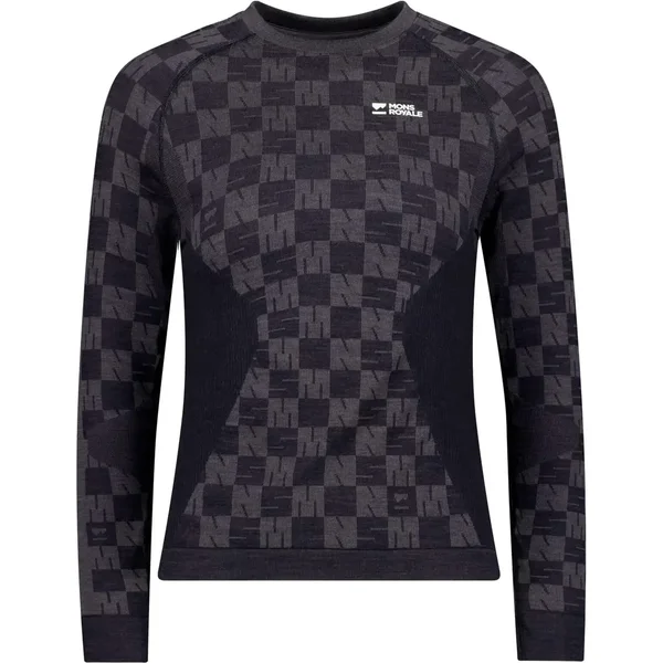Maglietta in lana merino a maniche lunghe donna Mons Royale Ascender