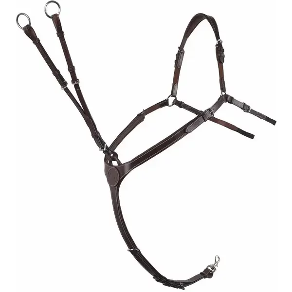 Collier De Chasse Pour Cheval Cuir Vegan Montar Papillon SS ECO-image