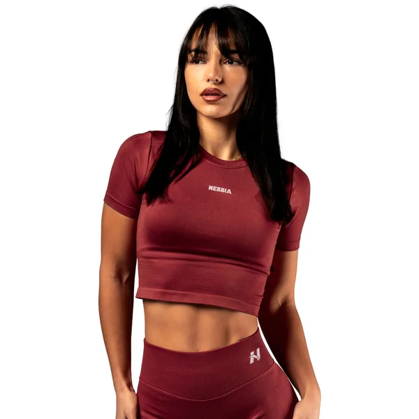 T-shirt sans couture femme Nebbia Power Crop Top