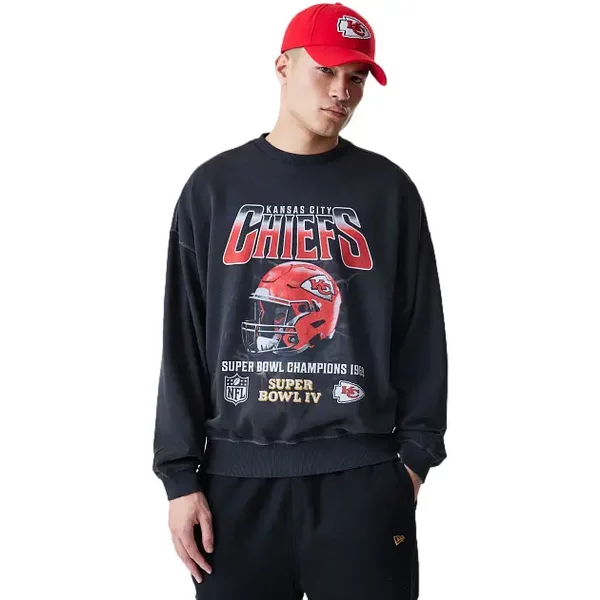 Sweatshirt Kansas City Chiefs Nfl Washed Boxy Crew-image