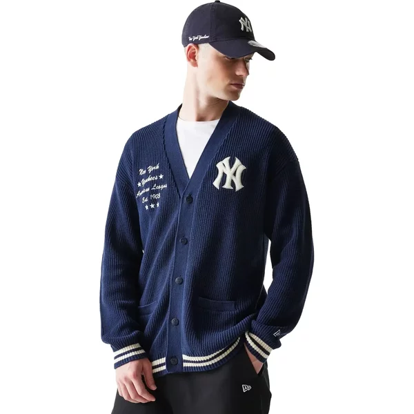 Cardigan New Era Mlb Collegiate Script New York Yankees-image