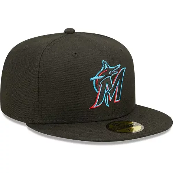 Kappe Miami Marlins 59FIFTY Authentic On Field Game-image