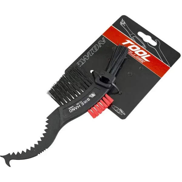 Brosse De Nettoyage VéLo Nylon Avec Grattoir IntéGré (IdéAl Cassete, ChaîNe, DéRailleur, Roulements...) Newton-image