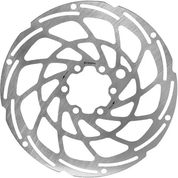 Disque De Frein 6 Trous Compatible Avec Renfort Supplementaire De 2Mm + 6 Vis Newton Brakco Shimano-image