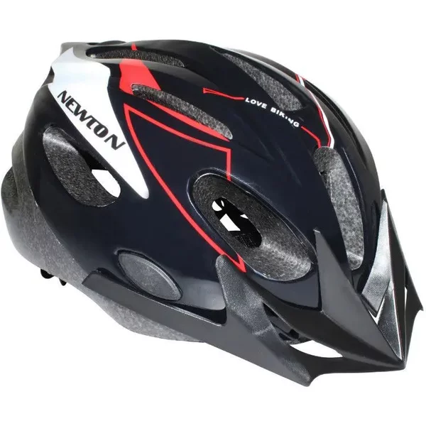 Casque VéLo Avec VisièRe Et Lock Enfant Newton Crossride 53-55-image
