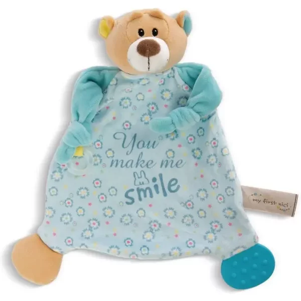 Doudou Ours Avec Anneau De Fixation De Dentition Et TéTine Nici-image