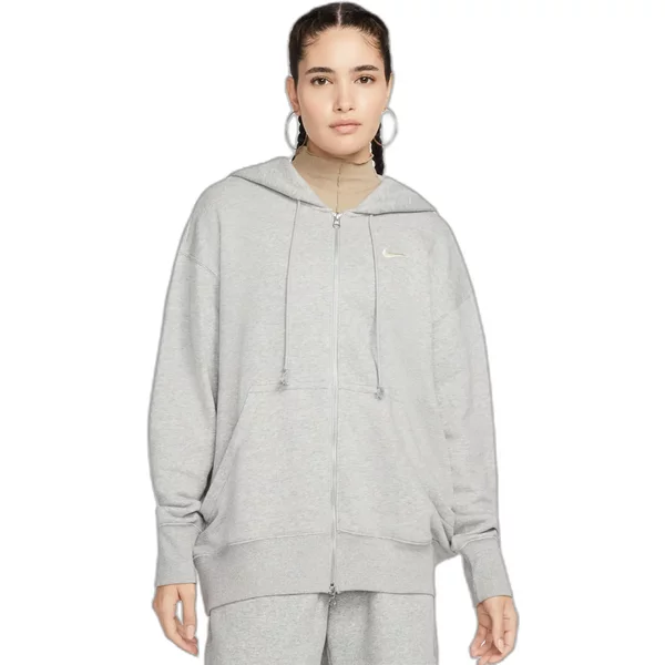 Felpa Con Cappuccio Oversize Da Donna Con Zip Integrale Nike Phoenix Fleece-image