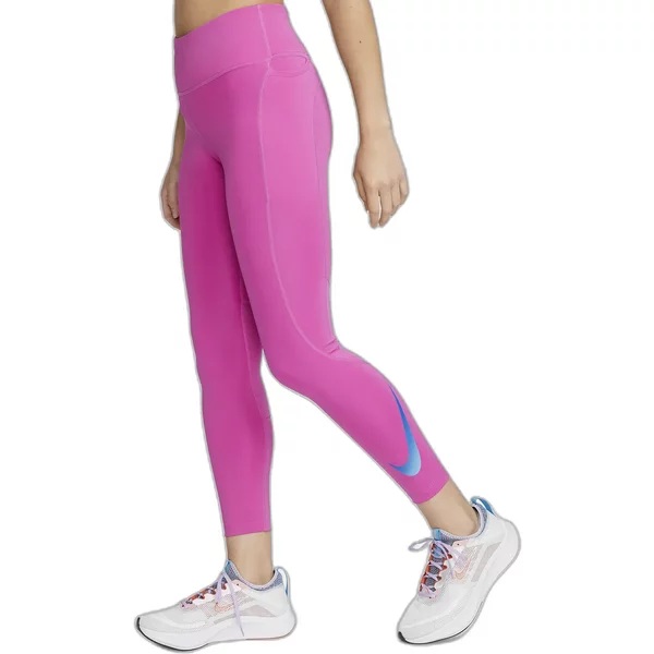 Legging 7/8 Donna Nike Dri-Fit Fst Swoosh Hbr Mr-image