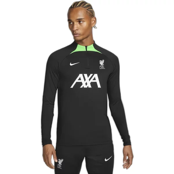 Top Da Allenamento Con 1/4 Di Zip Liverpool FC Dri-Fit Strike Drill 2023/24-image