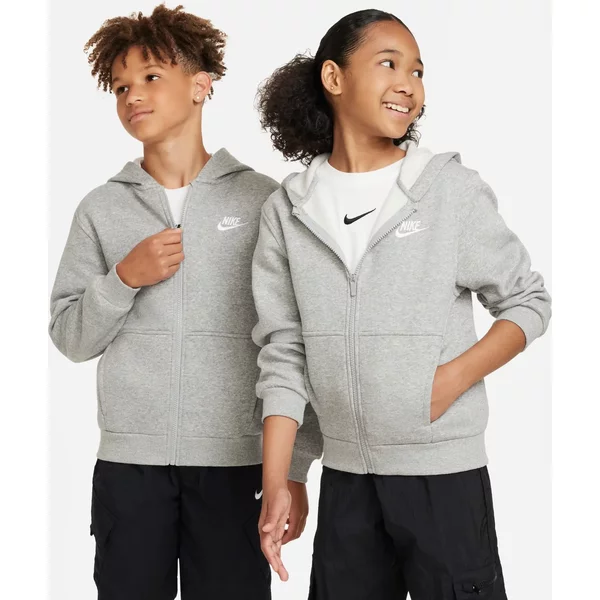 Kinder-Sweatshirt Mit ReißVerschluss Und Kapuze Nike Club Fleece Lbr-image