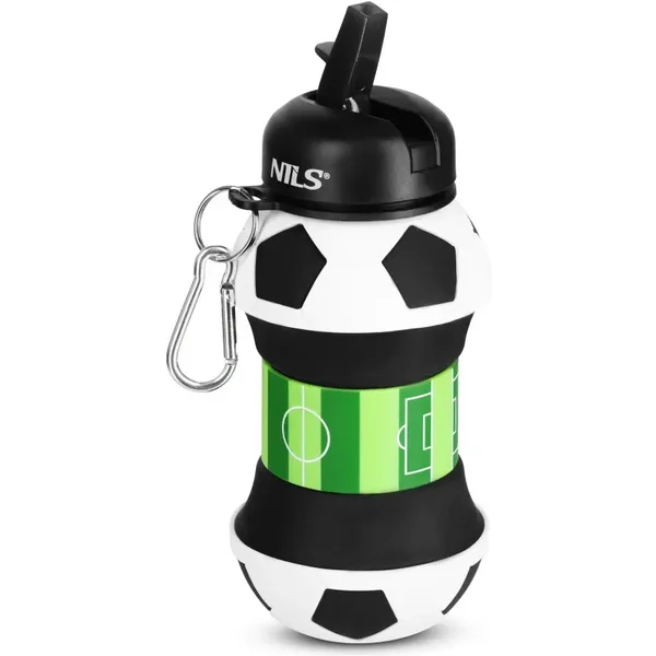Botella de silicona plegable NILS NC4104 Football