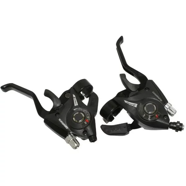 Paire De Levier-Manettes VTT Alu Pour Frein Compatible Shimano P2R V-Brake-image