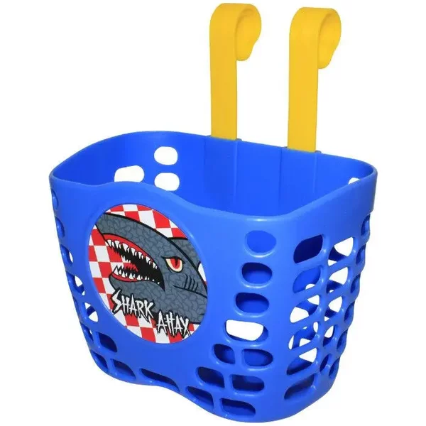 Panier VéLo Avant Fixation Par Sangle Sur Cintre Enfant P2R Shark-image