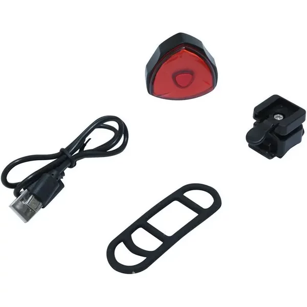 ÉClairage VéLo USB ArrièRe Sur Tige De Selle Led 30 Lumens Avec Indicateur De Freinage, 7 Modes P2R-image