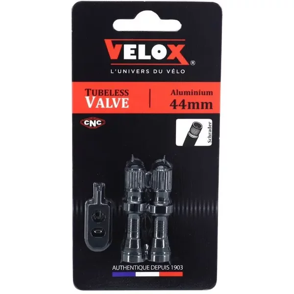 Paire De Valve De Pneu Tubeless Obus DéMontable P2R Schrader Velox-image