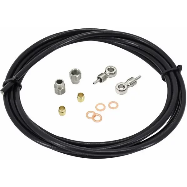 Durite De Frein à Disque (Kit Complet Avec Fixations) Universelle Pour Gaine Hydraulique P2R Shimano-image