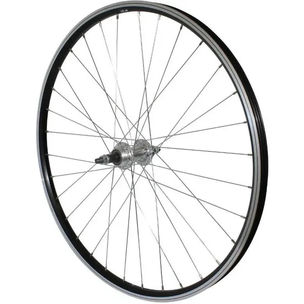 Roue ArrièRe Alu Double Paroi Moyeu Alu Roue Libre Axe Plein P2R-image