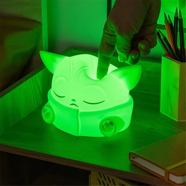 Silicon Nachtlicht Mit Wiederaufladbarem Akku Paladone Grogu Squishyglo-image