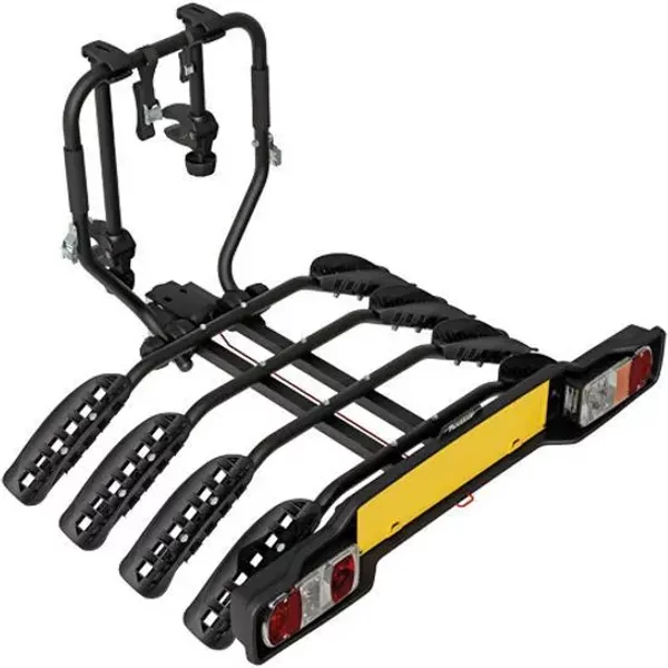 FahrradträGer FüR AnhäNgerkupplung, Neigbare Stahlplattform FüR 4 FahrräDer Peruzzo Siena-image
