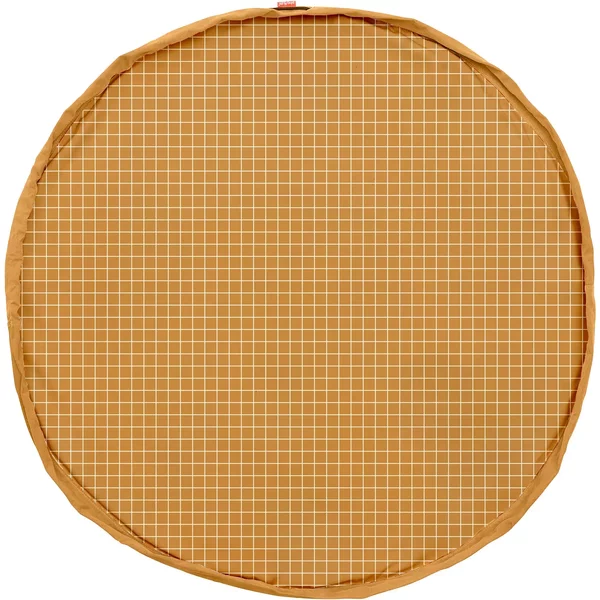 Tapis De Jeu Et Sac De Rangement Play&Go Organic Mustard Grid-image
