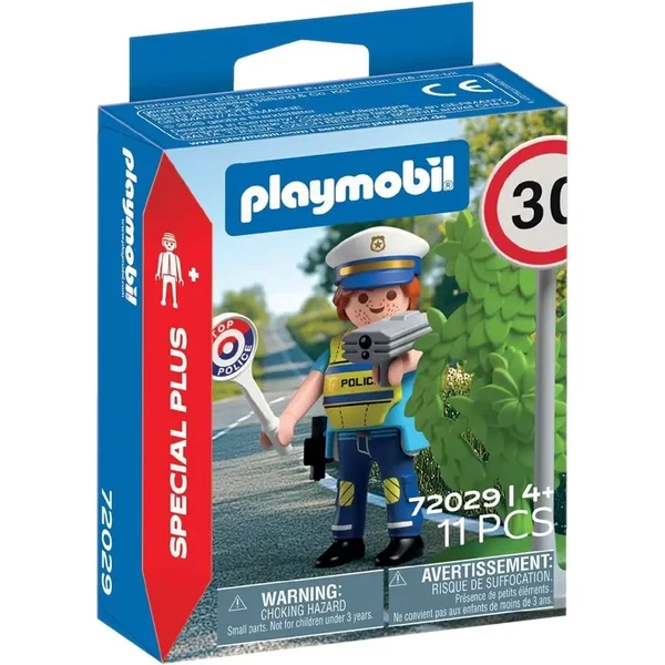 Jeu De Simulation Policier + Radar De Vitesse Spe+ Playmobil-image