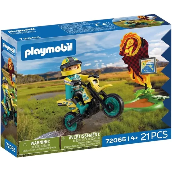 Jeu De Simulation Moto Tout-Terrain Playmobil-image