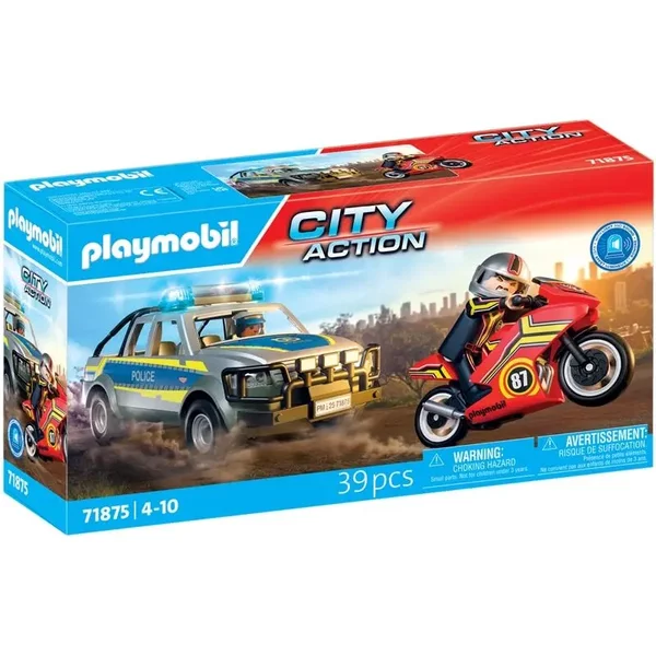 Jeu De Simulation Pick-Up Police Moto 2 Jeu De Simulations Playmobil-image