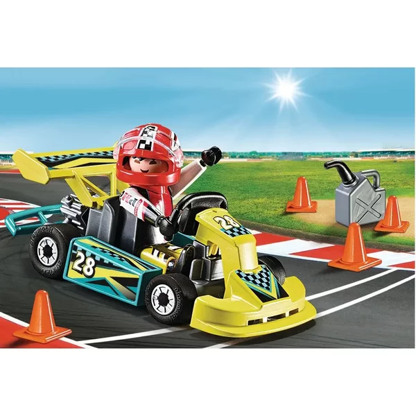 Jeux De Voiture Valisette Go Kart Playmobil Racer-image