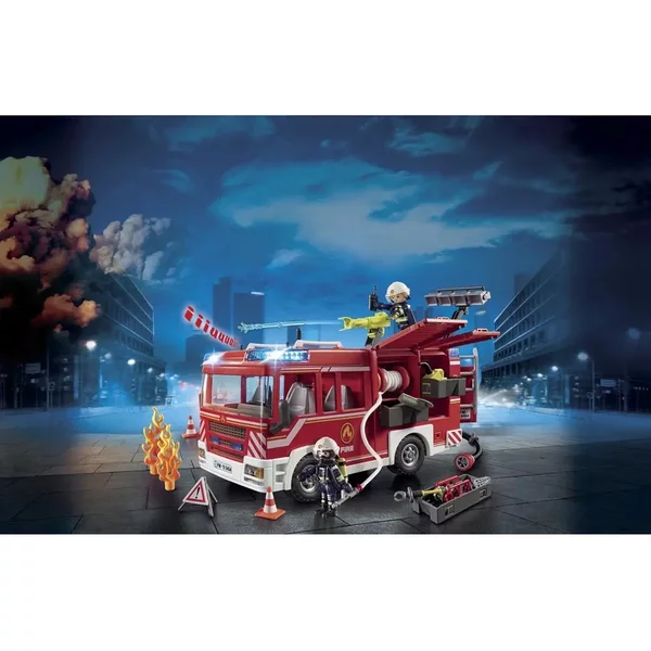 Jeux D'action Fourgon Intervention Pompiers Playmobil-image