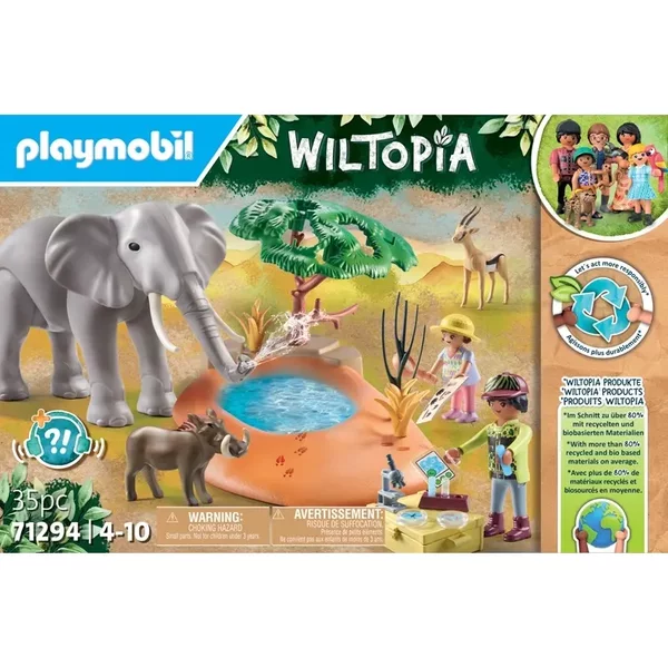 Jeux De Construction Explorateurs + Animaux Savane Playmobil-image