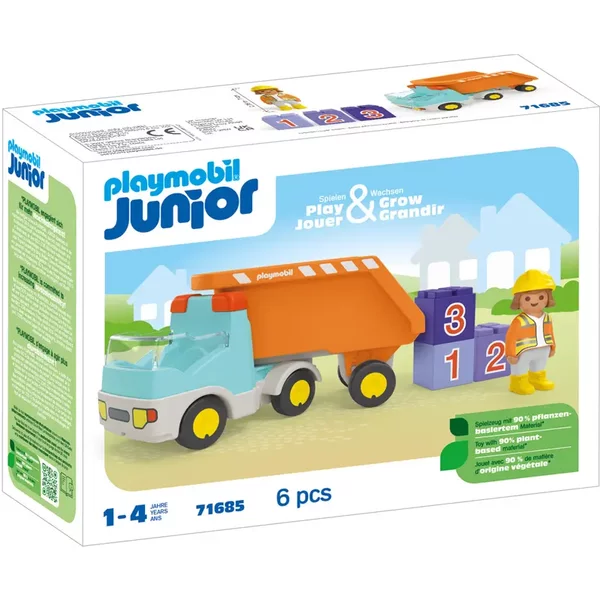 Jeux De Simulation Camion Benne Playmobil-image