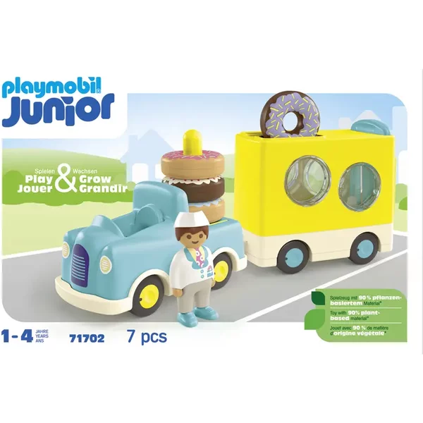 Jeux De Simulation Camion De Donuts Playmobil-image