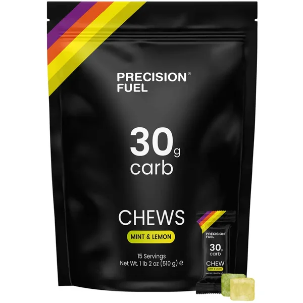 Energie-Gummis Geschmack Minze und Zitrone Precision Fuel & Hydration 30
