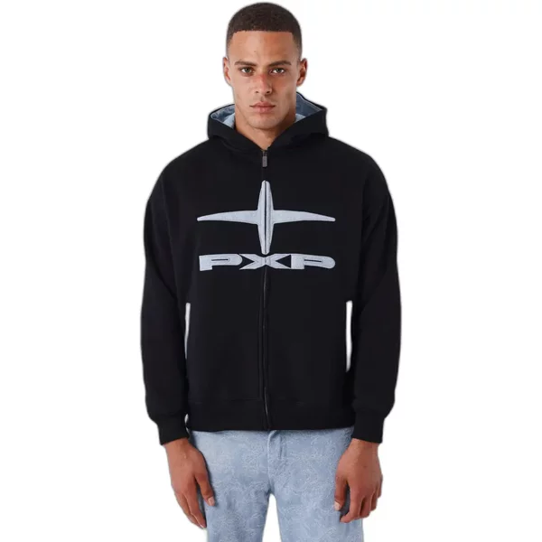 Vintage Kapuzen-Sweatshirt Mit ReißVerschluss Project X Paris-image