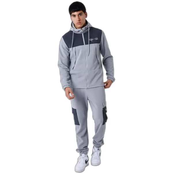 Jogginghose Aus Zwei Materialien Mit Taschen Project X Paris-image