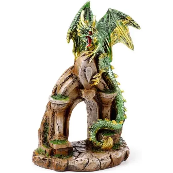 Figurine DéCoratif Dragon Du Portail Vers Le Royaume Terrestre Puckator Dark Legends-image