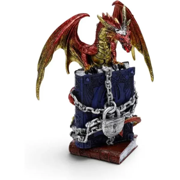 Figurine DéCoratif Dragon Gardien Du Livre Des Secrets Puckator Dark Legends-image